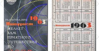 Интурист: Орбиты спутников вокруг Земли. Русский язык 1963